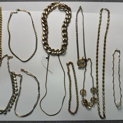 Vintage & Modern Gold-Tone Statement Necklaces &