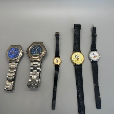 Sale Photo Thumbnail #232: Mickey Mouse & Assorted Watches