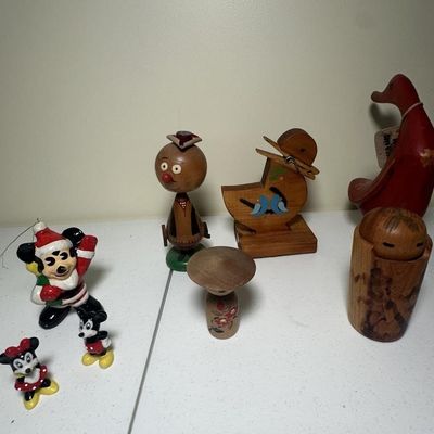 Sale Photo Thumbnail #131: Vintage Disney & Wooden Novelty Figurines
