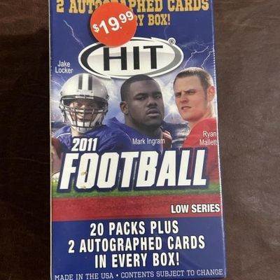 Sale Photo Thumbnail #205: 2011 SAGE HIT Football Low Series Factory Sealed