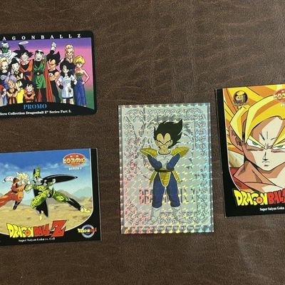 Sale Photo Thumbnail #178: Dragon Ball Z Trading Card Lot of 4