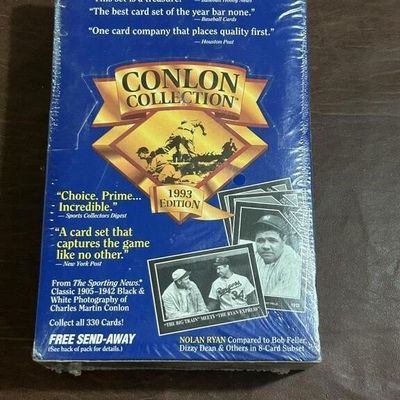 Sale Photo Thumbnail #215: 1993 Conlon Collection Baseball Box