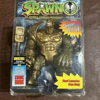 Sale Photo Thumbnail #223: Vintage Spawn Bronze Overtkill Action Figure