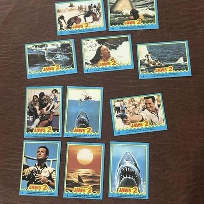 Sale Photo Thumbnail #152: 1978 Topps Jaws 2 Complete Sticker Set of 11