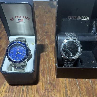 Sale Photo Thumbnail #110: Pair of Men’s Fashion Watches