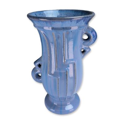 Fulper Art Pottery Blue Flambe Vase