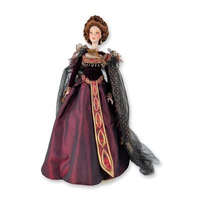 Large Collectible Bob Mackie Legendary Beauties Doll in Period Style Gown, Autumn