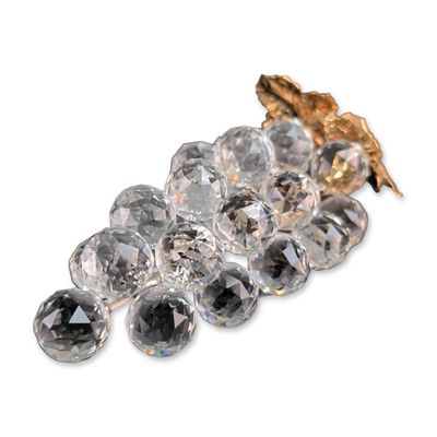 Swarovski Silver Crystal Bunch of Grapes Figurine