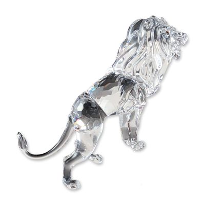 Swarovski Crystal Lion Figurine