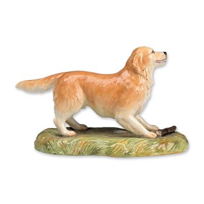 Royale Stratford Dog Figurine, Golden Retriever