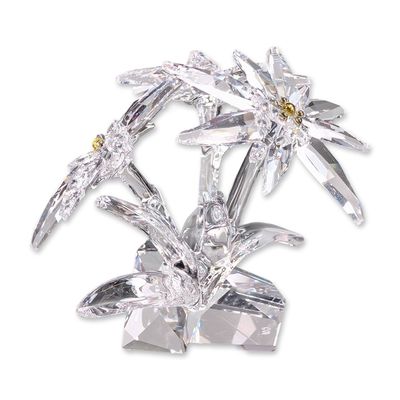 Swarovski Crystal SCS Edelweiss Figurine
