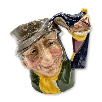Punch and Judy Man D6593 Small Royal Doulton Character Jug