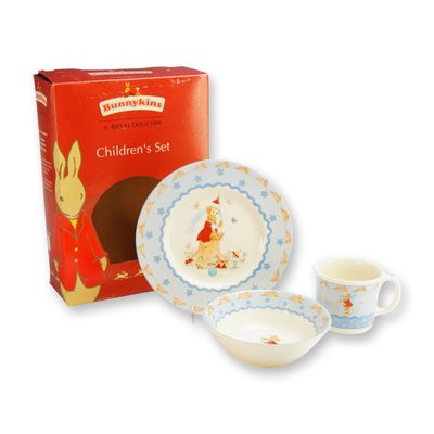 Royal Doulton Bunnykins Nurseryware Shining Stars 3-Piece Children's Set