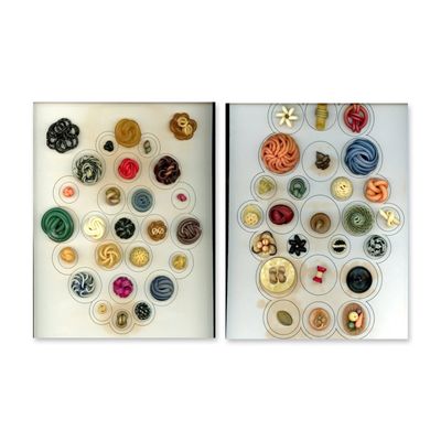 A SELECTION OF OLD CELLULOID BUTTONS