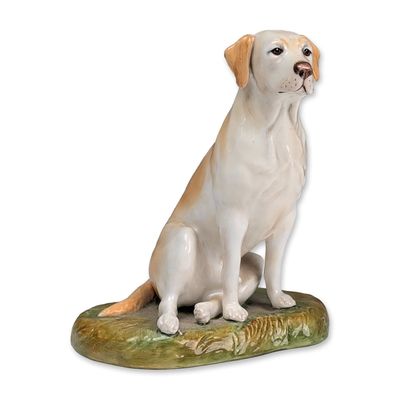 Royale Stratford Dog Figurine, Yellow Labrador Retriever