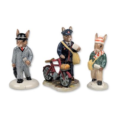 Trio of Royal Doulton Bunnykins Figurines