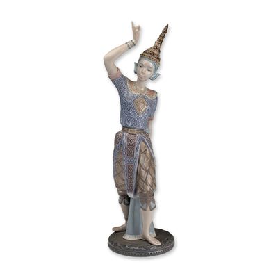 Lladro Porcelain Figurine, Siamese Dancer - Male 01005592