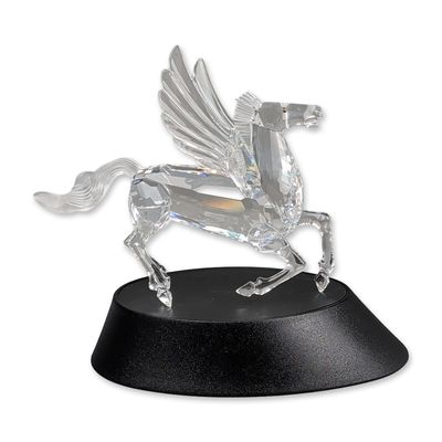 2pc Swarovski 1998 Annual Edition Crystal Figurine, Pegasus and Base