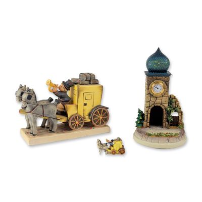 3pc Goebel The Mail is Here Figurines