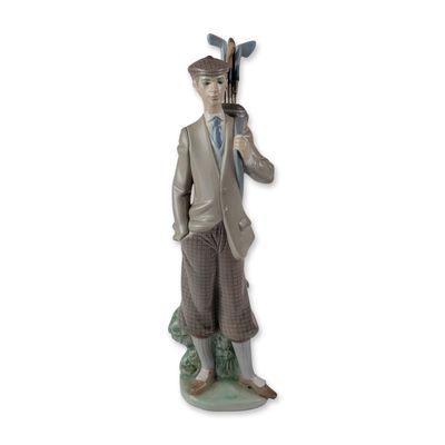 Lladro Waiting to Tee Off Porcelain Figurine 1005301