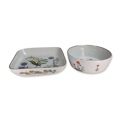 Spode and Louis Lourioux France Porcelain Serving Dishes