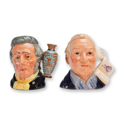 2pc Royal Doulton Small Character Jugs, D6703 and D7156