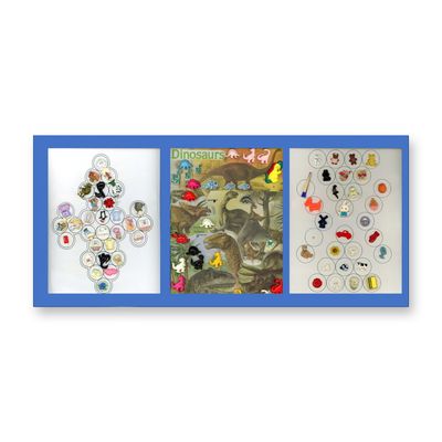 A LOT OF DIVISION THREE REALISTIC KIDDIE BUTTONS