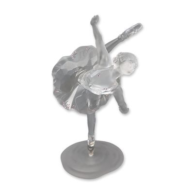 Swarovski Silver Crystal Ballerina Figurine