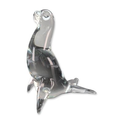 Licio Zanetti Murano Glass Signed Seal Figurine