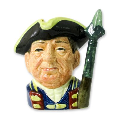 Guardsman of Williamsburg D6575 Small Doulton Character Jug