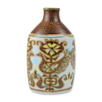 Royal Copenhagen Nils Thorsson Baca Faience Vase