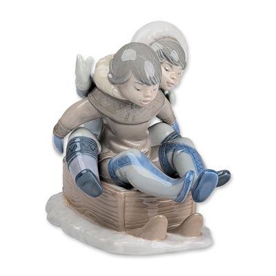 Lladro Porcelain Figurine, Hang On 01005665