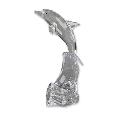Swarovski Crystal Sculpture, Maxi Dolphin