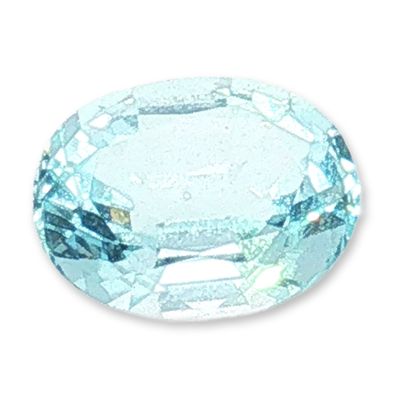 Loose Oval Cut Aquamarine Gemstone