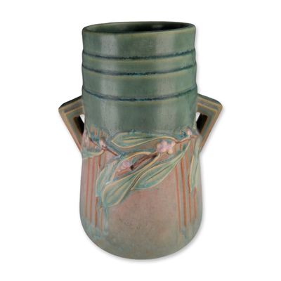 Roseville Art Nouveau Laurel Pattern Pottery Vase