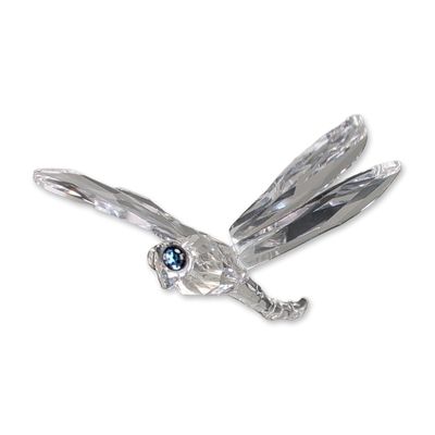 Swarovski Silver Crystal Dragonfly Figurine