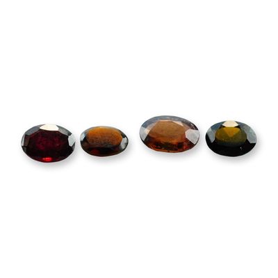 4pc Smoky Quartz Gemstones