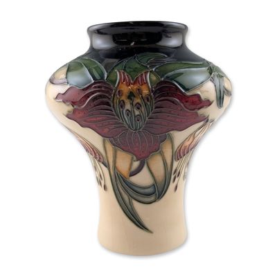 Moorcroft Anna Lily Pattern Art Pottery Vase