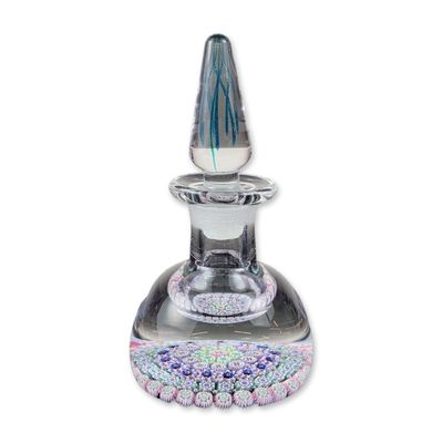 Perthshire Millefiori Art Glass Scent Bottle with Stopper