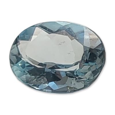 Oval Faceted Aquamarine Loose Gemstone