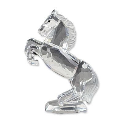Swarovski Silver Crystal White Stallion Figurine