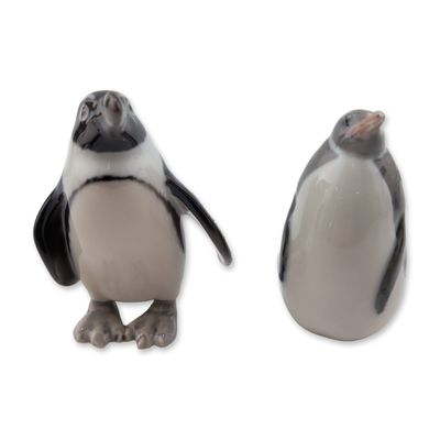 Bing and Grondahl and Royal Copenhagen Penguin Figurines