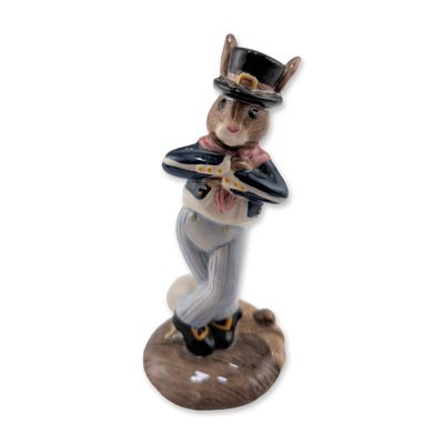 Royal Doulton Hornpiper Bunnykins Porcelain Figurine
