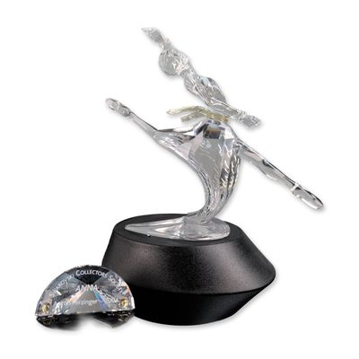 Swarovski 2004 SCS Anna Crystal Figurine w/ Name Plaque, Base & COA