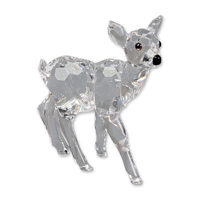 Swarovski Silver Crystal Figurine, Fawn