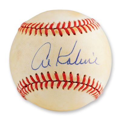Al Kaline Signed Rawlings Official American League Baseball PSA Authenticated