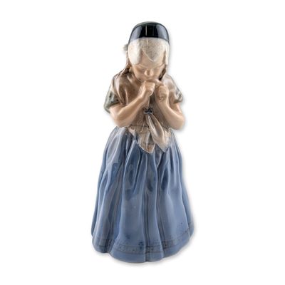Royal Copenhagen Girl from Bornholm Isle Porcelain Figurine