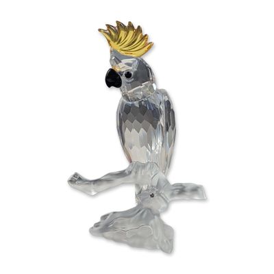 Swarovski Silver Crystal Cockatoo Figurine