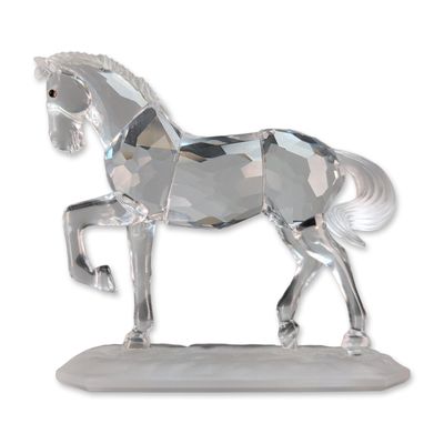 Swarovski Silver Crystal Arabian Stallion Figurine