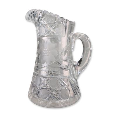 Brilliant Period Cut Crystal Water Pitcher
